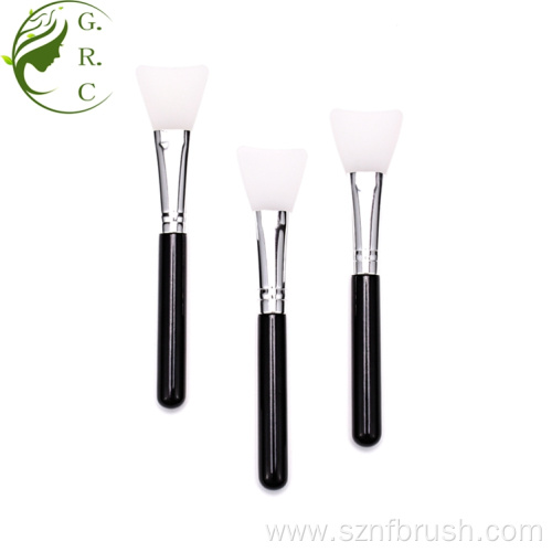 Soft Plastic Handle Clay Face silicone Mask Brush